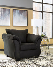 Darcy - Chair With Ottoman - JaxCo Furniture