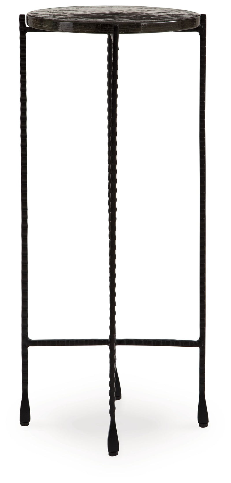 Newgoren - Clear / Black - Accent Table - JaxCo Furniture
