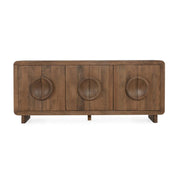 Vally - Wood 6 Door Buffet - Natural - JaxCo Furniture