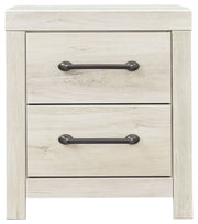 Cambeck - Whitewash - Two Drawer Night Stand - JaxCo Furniture