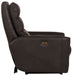 Bosa - Power Recliner - Charcoal - Leather - JaxCo Furniture