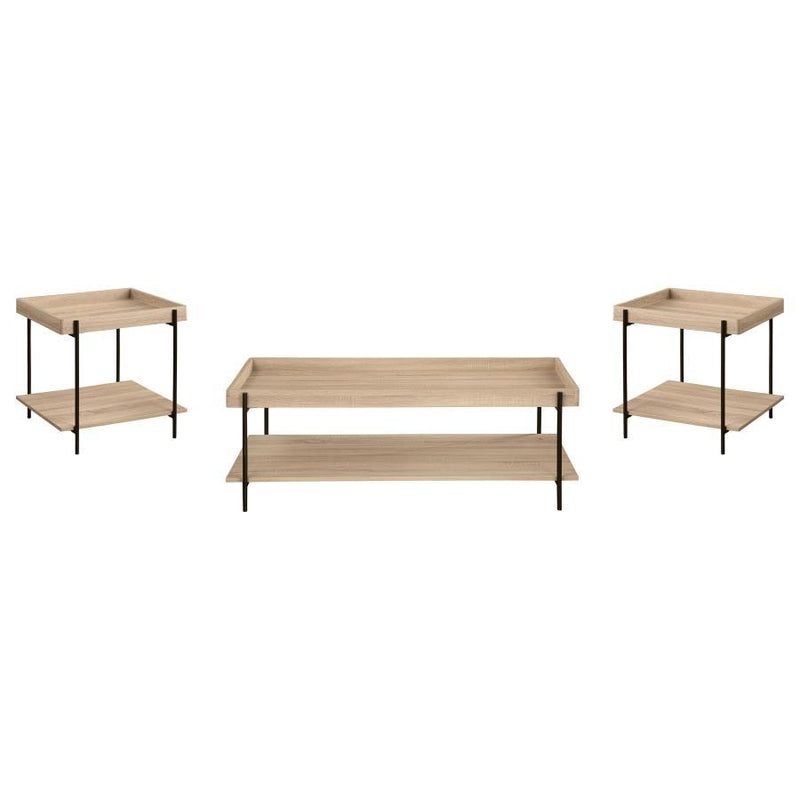 Fallon - Rectangular Coffee Table Set - JaxCo Furniture