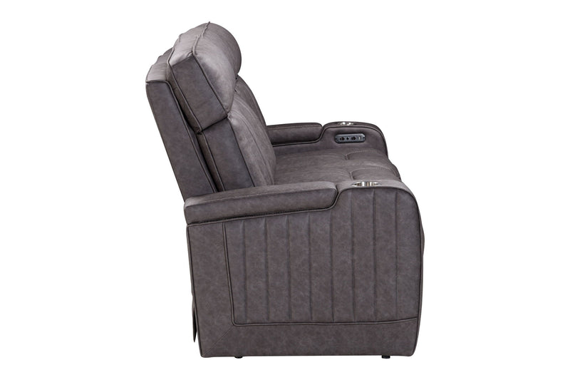 Equinox - Power Reclining Sofa With Drop Down Table - JaxCo Furniture