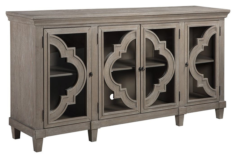 Fossil - Gray - Accent Cabinet - JaxCo Furniture
