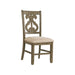 Stone - Wooden Swirl Back Side Chair (Set of 2) - JaxCo Furniture