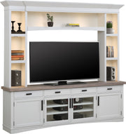 Americana Modern - TV Console with Hutch and LED Lights - JaxCo Furniture