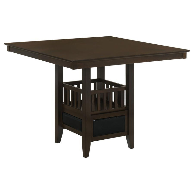 Jaden - 5 Piece Square Counter Height Dining Set - Espresso - JaxCo Furniture