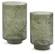 Clarkton - Green - Candle Holder Set (Set of 2) - JaxCo Furniture