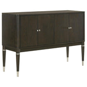 Reseda - 4-Door Dining Sideboard Server With Shelves - Ash Brown - JaxCo Furniture