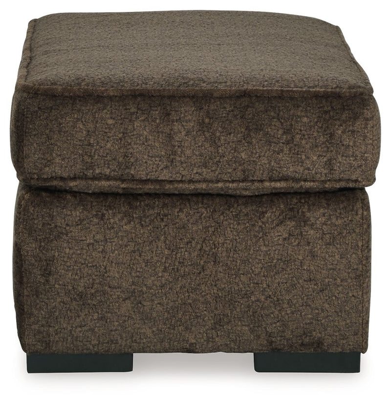 Aylesworth - Chocolate - Ottoman - JaxCo Furniture