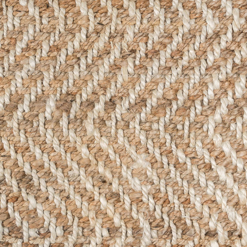 Jute Favorites - Herringbone Rug - JaxCo Furniture