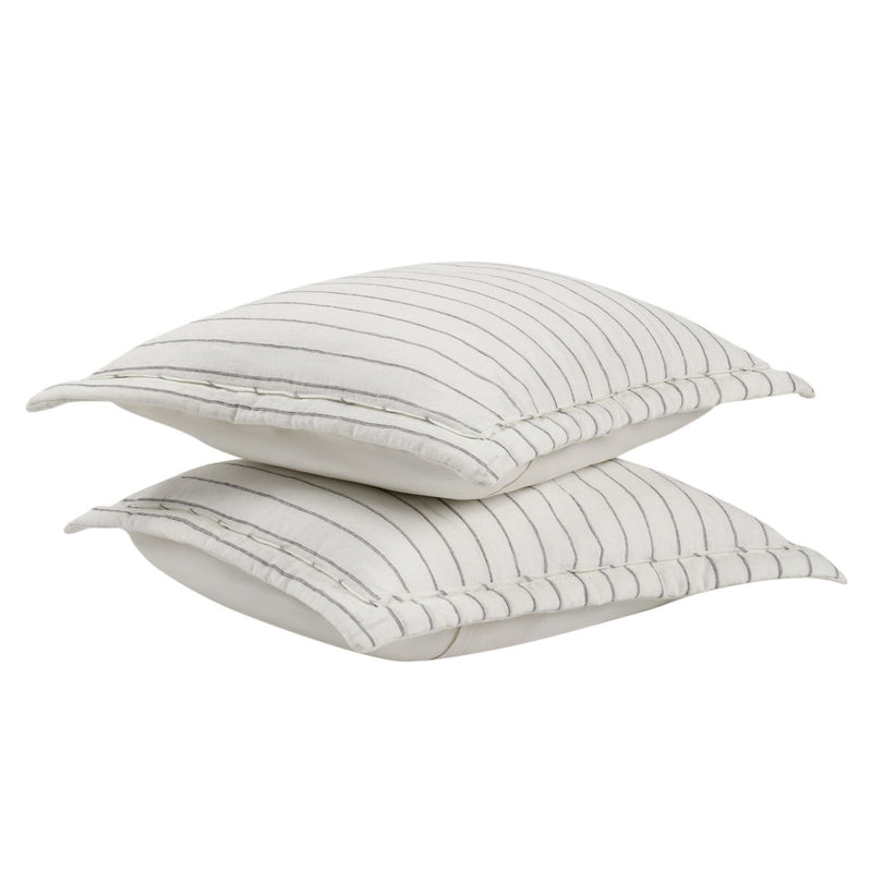 Monaco - Comforter Euro Sham - Ivory - JaxCo Furniture