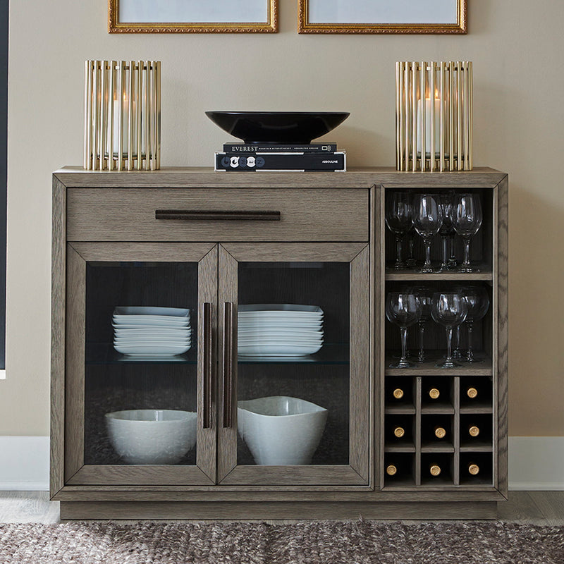 Pure Modern Dining - Multi-Functional Server - Moonstone - JaxCo Furniture