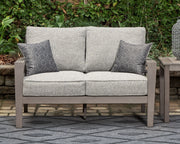 Hillside Barn - Gray / Brown - Loveseat W/Cushion - JaxCo Furniture
