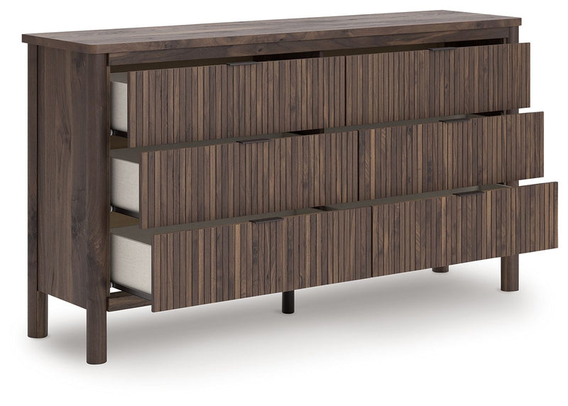 Pamytta - Six Drawer Dresser - JaxCo Furniture