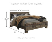 Derekson - Panel Bed - JaxCo Furniture