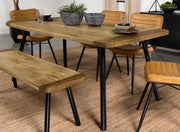 Maverick - Solid Wood Dining Table - Natural Mango - JaxCo Furniture