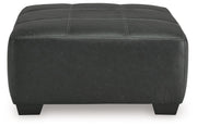 Brixley Pier - Graphite - Oversized Accent Ottoman - JaxCo Furniture