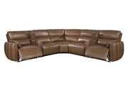 Modesto - Modular Power Reclining Sectional With Power Adjustable Headrests - JaxCo Furniture