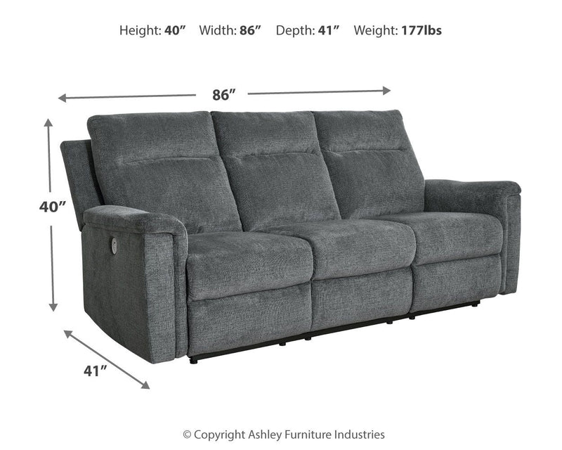 Barnsana - Power Reclining Sofa - JaxCo Furniture