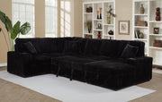 Devonshire - Sleeper Sectional Sofa Storage Chaise - JaxCo Furniture