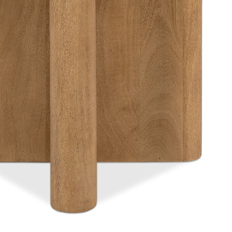 Montengo - Round End Table - Natural Maple - JaxCo Furniture