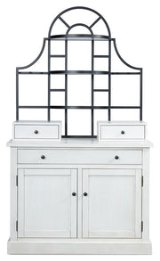 Greddinton - White - Baker's Rack - JaxCo Furniture