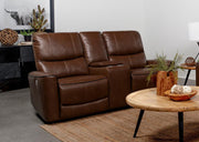 Greenfield - Upholstered Power Reclining Loveseat - JaxCo Furniture