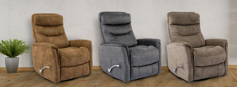Gemini - Manual Swivel Glider Recliner - JaxCo Furniture
