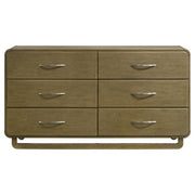 Amsbury - 6-Drawer Dresser Cabinet - Nutmeg - JaxCo Furniture