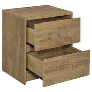 Westpark - 2-Drawer Nightstand LED Lights And USB - JaxCo Furniture