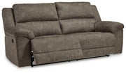 Laresview - Fossil - 2 Seat Reclining Sofa - JaxCo Furniture