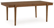 Lyncott - Brown - Rectangular Dining Room Extension Table - JaxCo Furniture