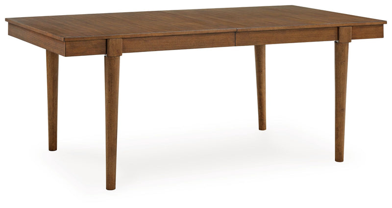 Lyncott - Brown - Rectangular Dining Room Extension Table - JaxCo Furniture