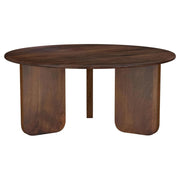 Dale - Round Solid Mango Wood Table - JaxCo Furniture