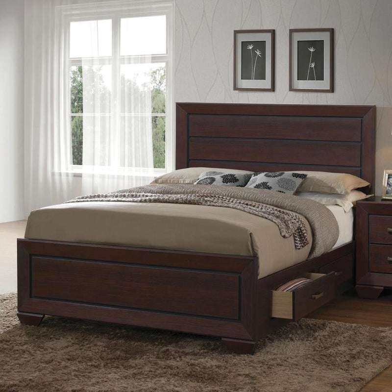 Kauffman - Wood Storage Panel Bed - JaxCo Furniture