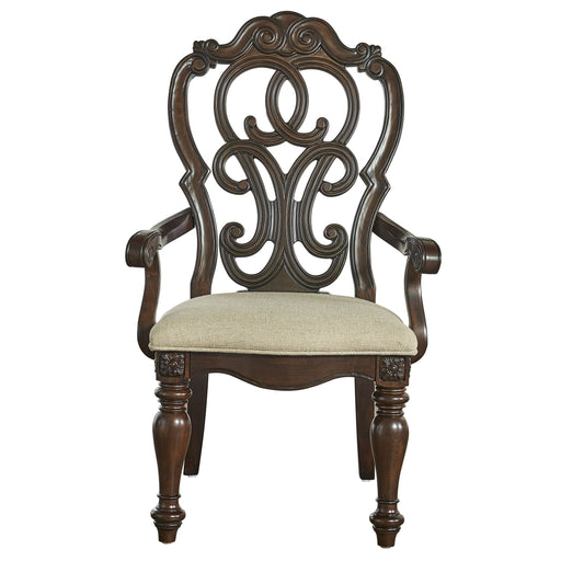 Royale - Arm Chair (Set of 2) - Dark Brown - JaxCo Furniture