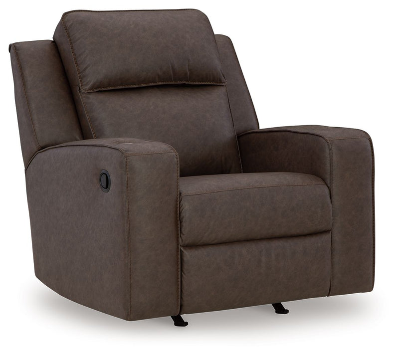 Lavenhorne - Granite - Rocker Recliner - JaxCo Furniture
