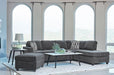 Mccord - Upholstered Track Arm Sectional Sofa - Dark Gray - JaxCo Furniture