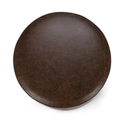 Clair - Leather Round Table - JaxCo Furniture