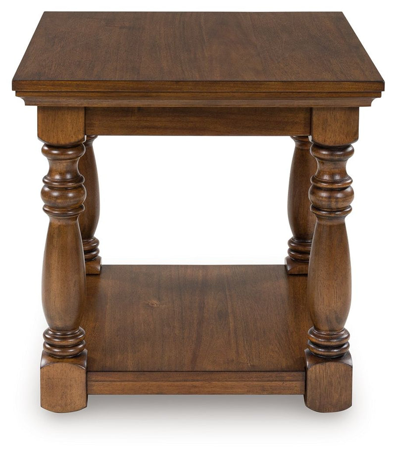 Sturlayne - Brown - Rectangular End Table - JaxCo Furniture