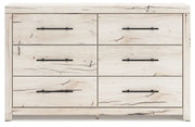 Lawroy - Light Natural - Six Drawer Dresser - JaxCo Furniture