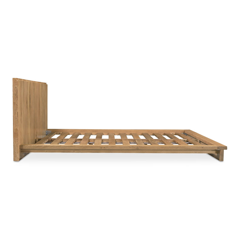 Plank - Queen Bed - Natural Oak