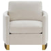 Corliss - Upholstered Arched Arm Accent Chair - Beige - JaxCo Furniture