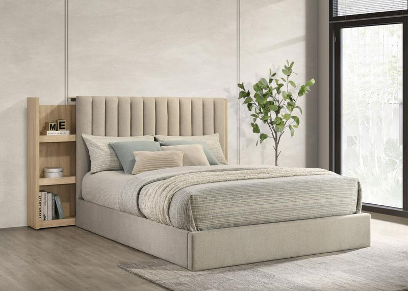 Arielle - Bookcase Panel Storage Bed - JaxCo Furniture