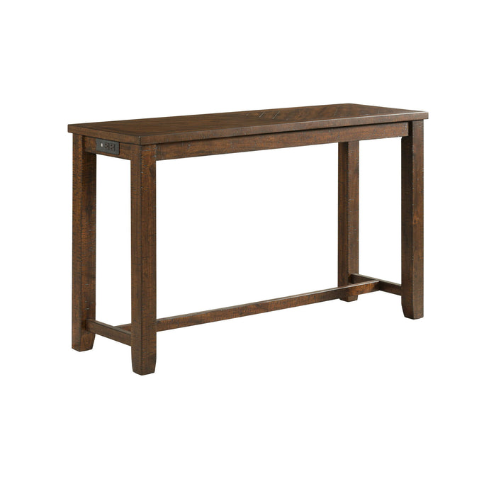 Jax - Bar Table Single Pack (Table + Three Stools) - Dark Walnut - JaxCo Furniture