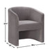 Iris - Upholstered Dining Or Accent Chair - JaxCo Furniture