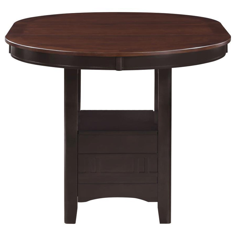 Lavon - Oval Extension Counter Dining Table - Light Chestnut - JaxCo Furniture