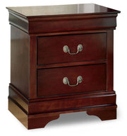 Alisdair - Reddish Brown - Two Drawer Night Stand - JaxCo Furniture