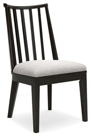 Galliden - Black - Dining Upholstered Side Chair (Set of 2) - JaxCo Furniture